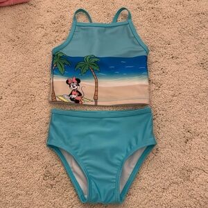 2T Disney Baby Minnie Mouse Beach Swim Suit Set